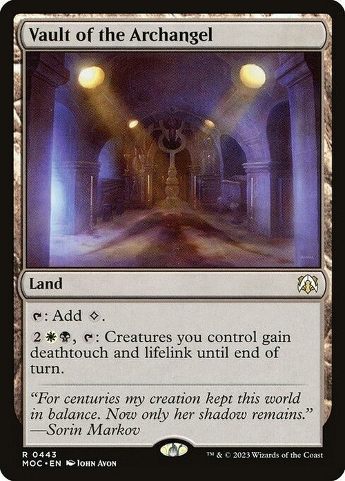 Vault of the Archangel ~ Commander: March of the Machine [ NM ] [ Magic MTG ]