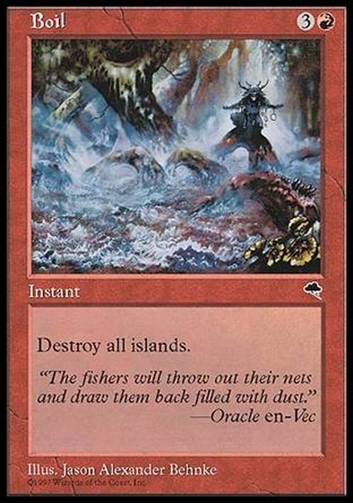 Boil ~ Tempest [ PLAYED ] [ Magic MTG ]