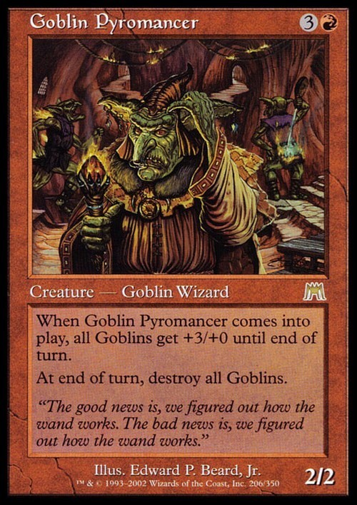 Goblin Pyromancer ~ Onslaught [ PLAYED ] [ Magic MTG ]
