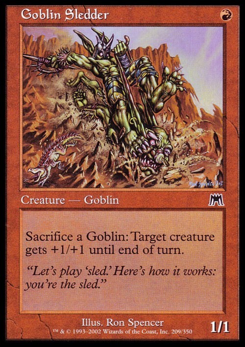 Goblin Sledder ~ Onslaught [ PLAYED ] [ Magic MTG ]