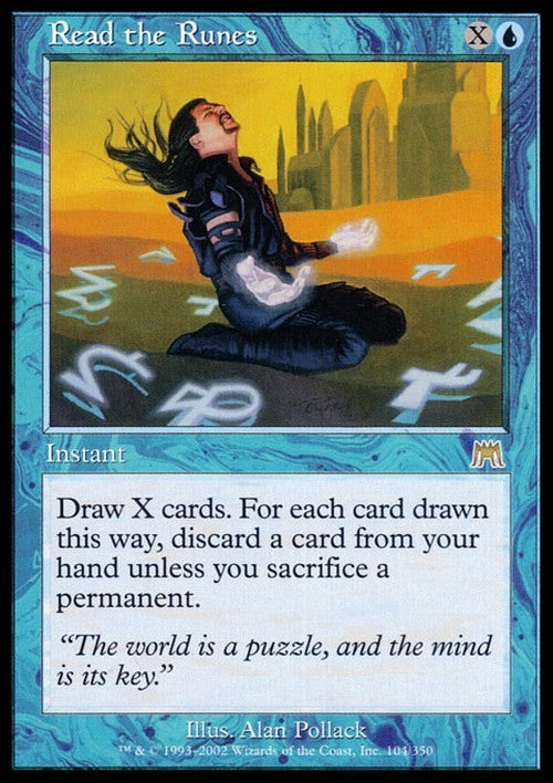 Read the Runes ~ Onslaught [ Excellent ] [ Magic MTG ]