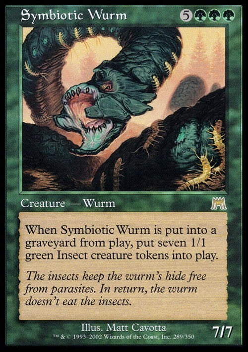 Symbiotic Wurm ~ Onslaught [ Excellent ] [ Magic MTG ]