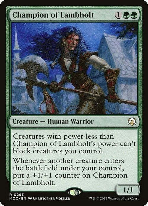 Champion of Lambholt ~ Commander: March of the Machine [ NM ] [ Magic MTG ] - London Magic Traders Ltd