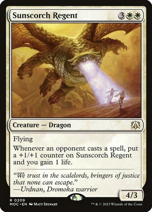 Sunscorch Regent ~ Commander: March of the Machine [ NM ] [ Magic MTG ]
