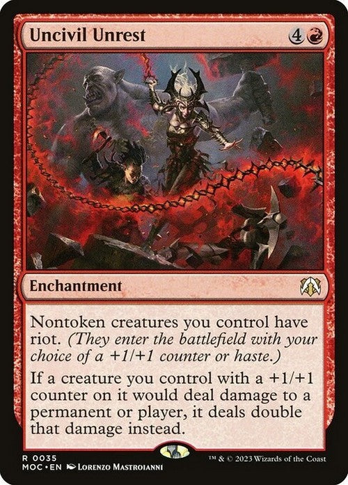 Uncivil Unrest ~ Commander: March of the Machine [ NM ] [ Magic MTG ]