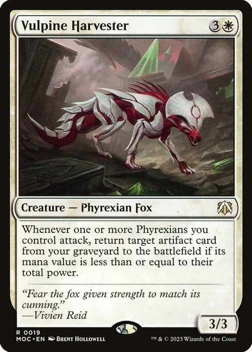 Vulpine Harvester ~ Commander: March of the Machine [ NM ] [ Magic MTG ]