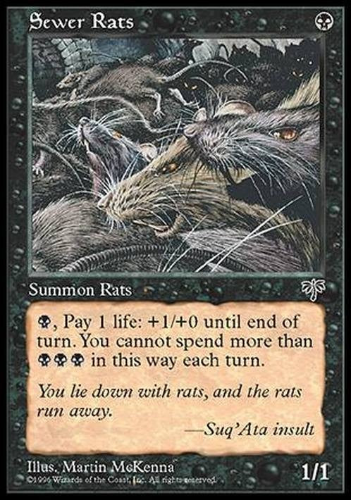 Sewer Rats ~ Mirage [ Excellent ] [ Magic MTG ]