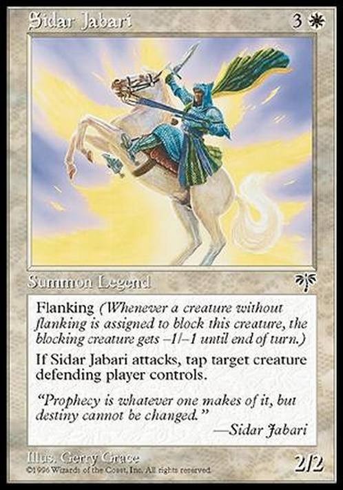 Sidar Jabari ~ Mirage [ PLAYED ] [ Magic MTG ]