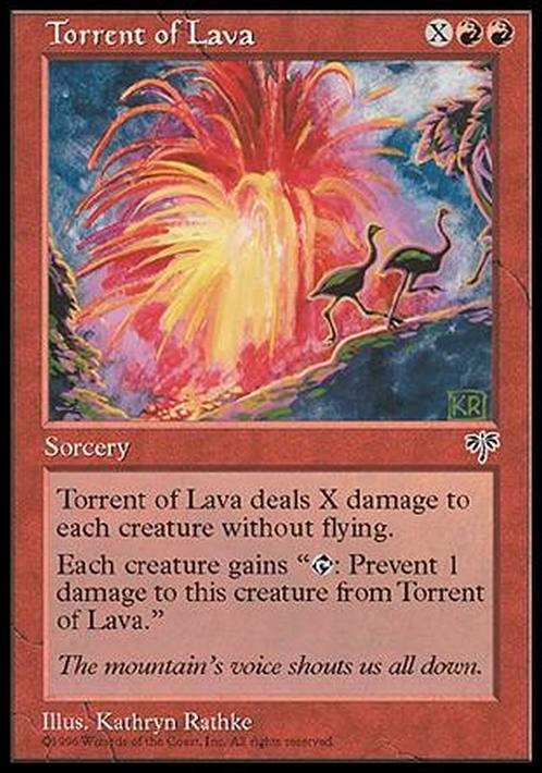 Torrent of Lava ~ Mirage [ Excellent ] [ Magic MTG ]