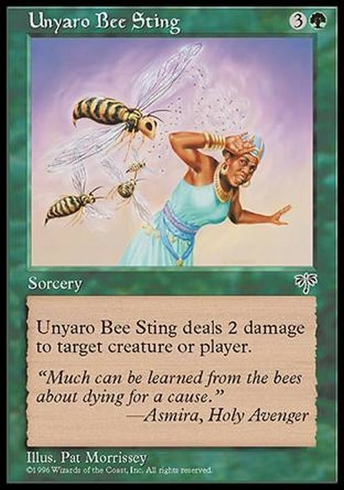 Unyaro Bee Sting ~ Mirage [ PLAYED ] [ Magic MTG ]