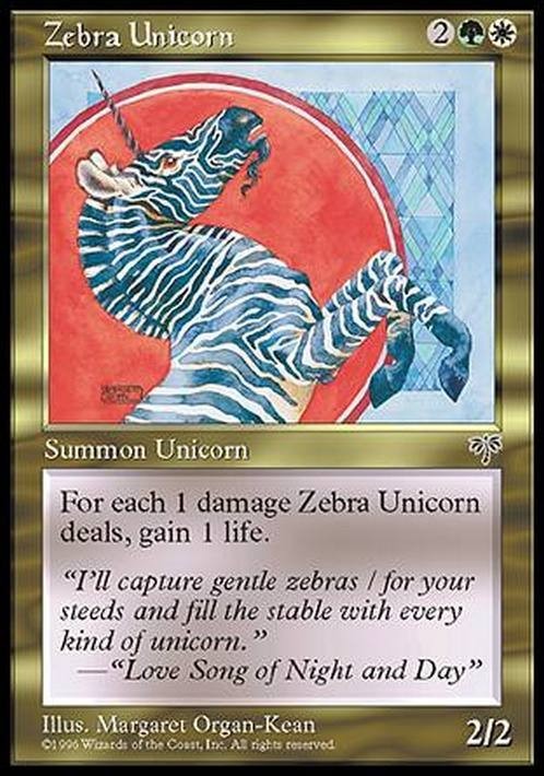 Zebra Unicorn ~ Mirage [ Excellent ] [ Magic MTG ]