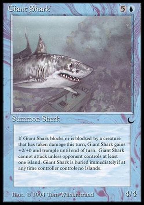 Giant Shark ~ The Dark [ Excellent ] [ Magic MTG ]