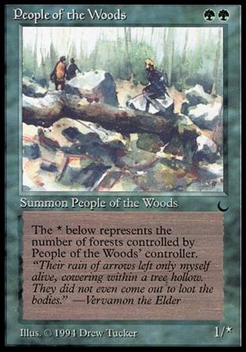 People of the Woods ~ The Dark [ Excellent ] [ Magic MTG ]
