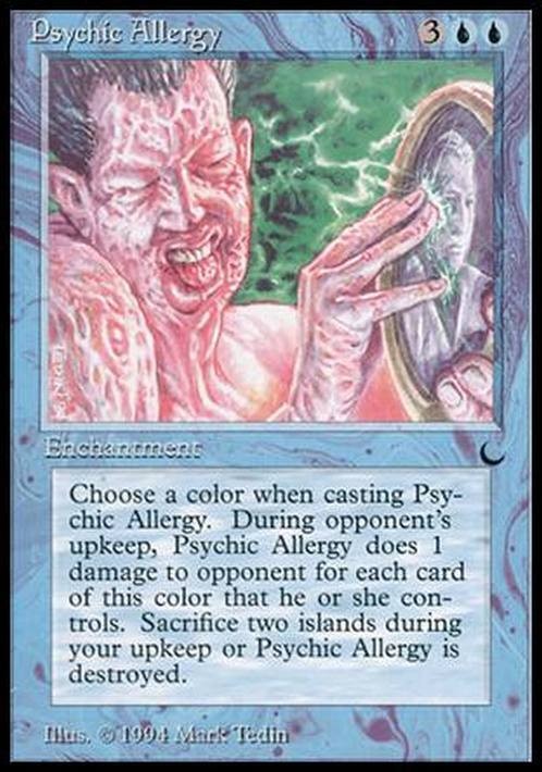 Psychic Allergy ~ The Dark [ PLAYED ] [ Magic MTG ]