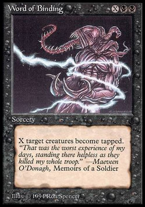 Word of Binding ~ The Dark [ Excellent ] [ Magic MTG ]