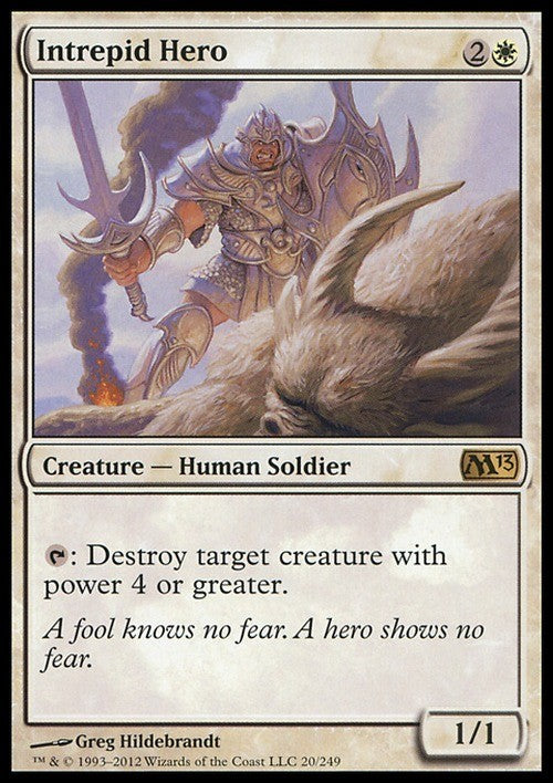 Intrepid Hero ~ Magic 2013 [ Excellent ] [ Magic MTG ]
