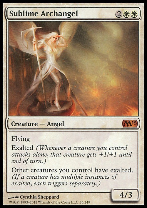 Sublime Archangel ~ Magic 2013 [ Excellent ] [ Magic MTG ]