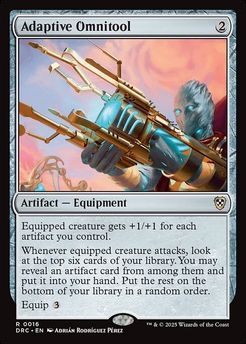 Adaptive Omnitool ~ Commander: Aetherdrift [ NM ] [ Magic MTG ]