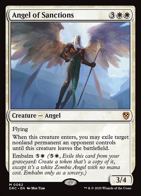 Angel of Sanctions ~ Commander: Aetherdrift [ NM ] [ Magic MTG ]