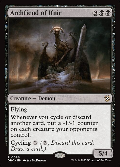 Archfiend of Ifnir ~ Commander: Aetherdrift [ NM ] [ Magic MTG ]