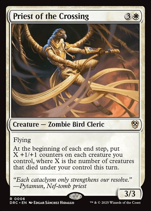 Priest of the Crossing ~ Commander: Aetherdrift [ NM ] [ Magic MTG ]