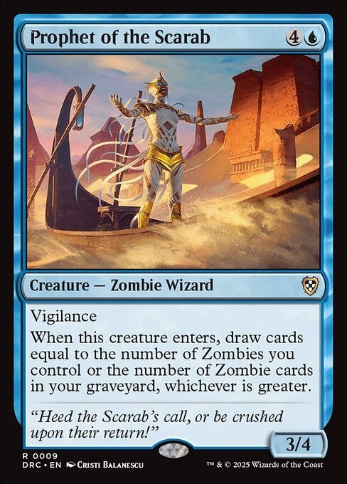 Prophet of the Scarab ~ Commander: Aetherdrift [ NM ] [ Magic MTG ]