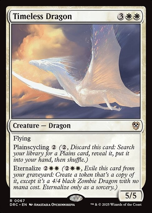 Timeless Dragon ~ Commander: Aetherdrift [ NM ] [ Magic MTG ]