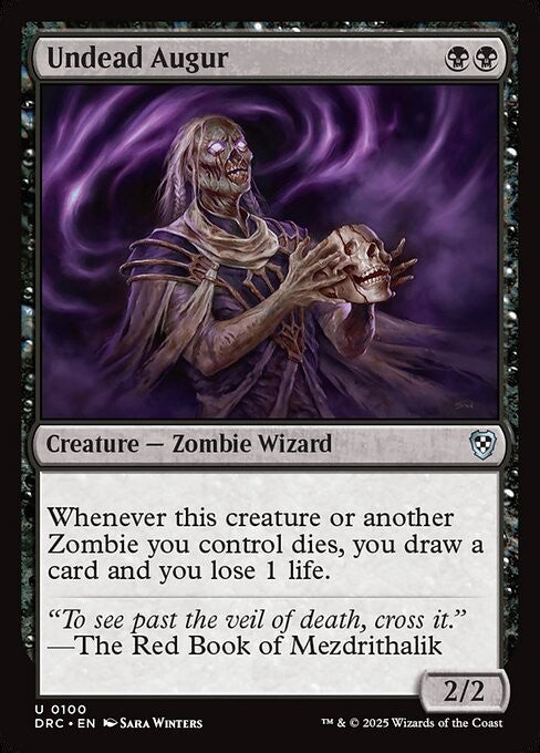 Undead Augur ~ Commander: Aetherdrift [ NM ] [ Magic MTG ]