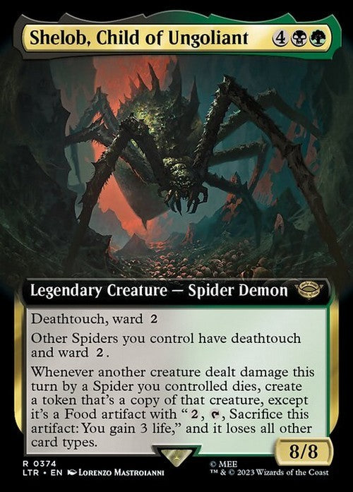 BORDERLESS Shelob, Child of Ungoliant ~ The Lord of the Rings [ NM ] [ MTG ]