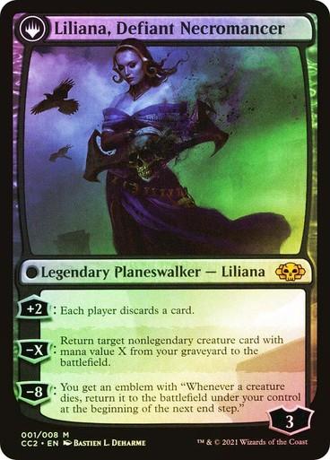 FOIL Liliana, Heretical Healer ~ Commander Collection: Black [ NM ] [ MTG ]
