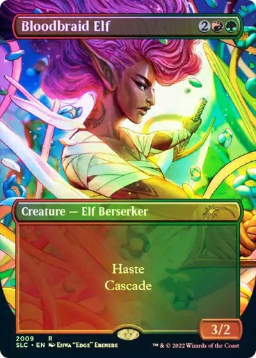 FOIL Bloodbraid Elf ~ Secret Lair [ NearMint ] [ Magic MTG ]