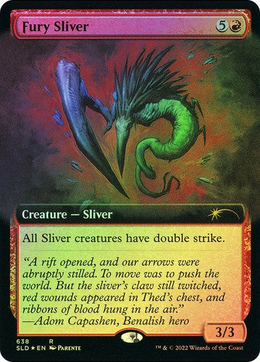 FOIL Fury Sliver ~ Secret Lair [ NearMint ] [ Magic MTG ]