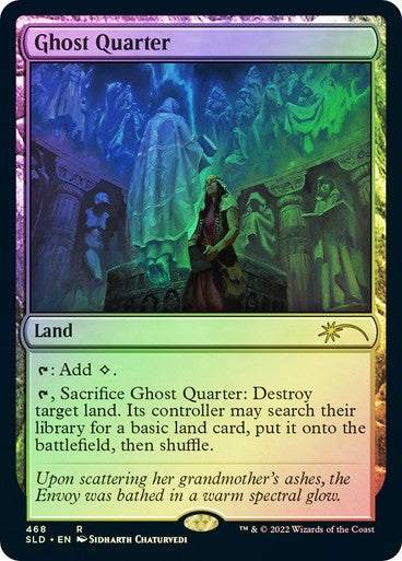 FOIL Ghost Quarter #468 ~ Secret Lair [ Excellent ] [ Magic MTG ]
