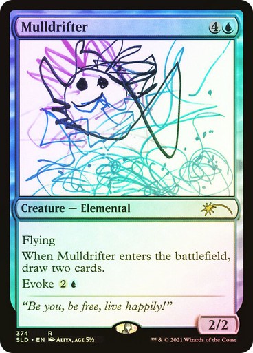 FOIL Mulldrifter #374 ~ Secret Lair [ NearMint ] [ Magic MTG ]