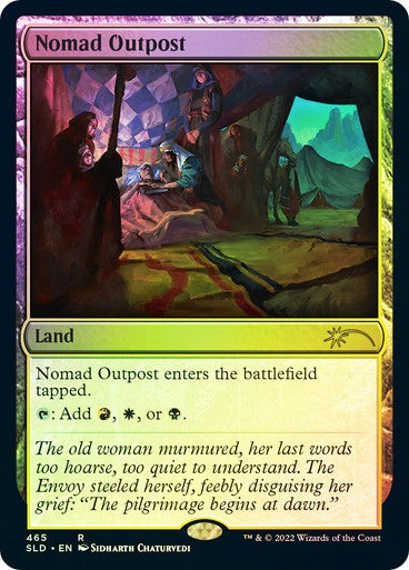 FOIL Nomad Outpost ~ Secret Lair [ NearMint ] [ Magic MTG ]