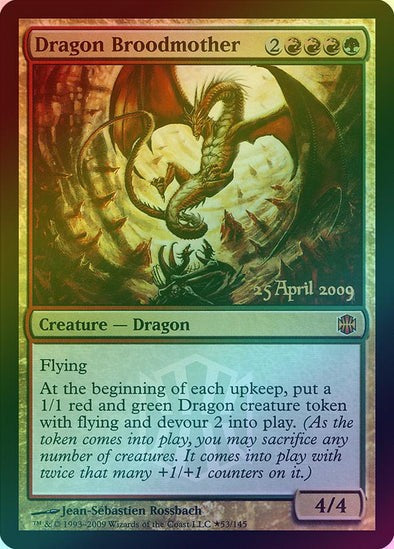 FOIL Dragon Broodmother ~ Prerelease Alara Reborn [ Excellent ] [ Magic MTG ]