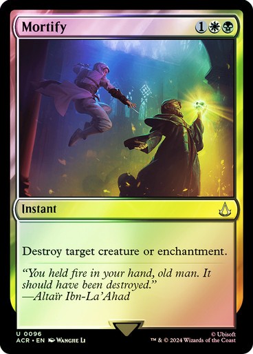 FOIL Mortify ~ Assassin's Creed [ NM ] [ Magic MTG ]