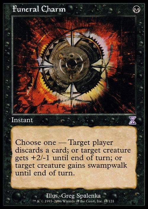 Funeral Charm ~ Time Spiral [ Excellent ] [ Magic MTG ]