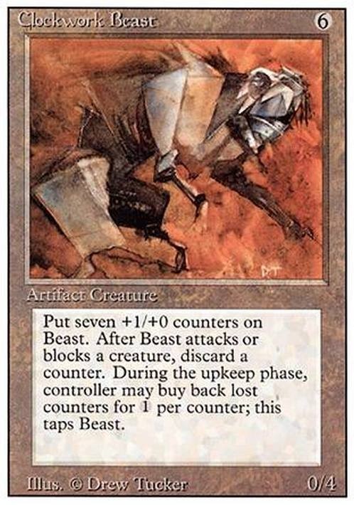 Clockwork Beast ~ Revised [ PLAYED ] [ Magic MTG ]