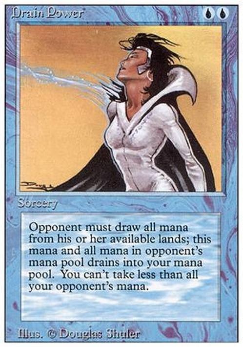 Drain Power ~ Revised [ PLAYED ] [ Magic MTG ]