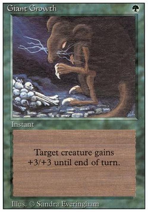 Giant Growth ~ Revised [ PLAYED ] [ Magic MTG ]