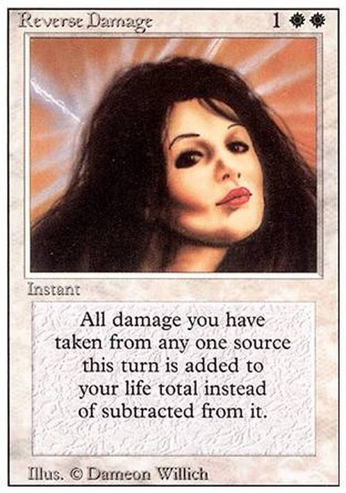 Reverse Damage ~ Revised [ PLAYED ] [ Magic MTG ]