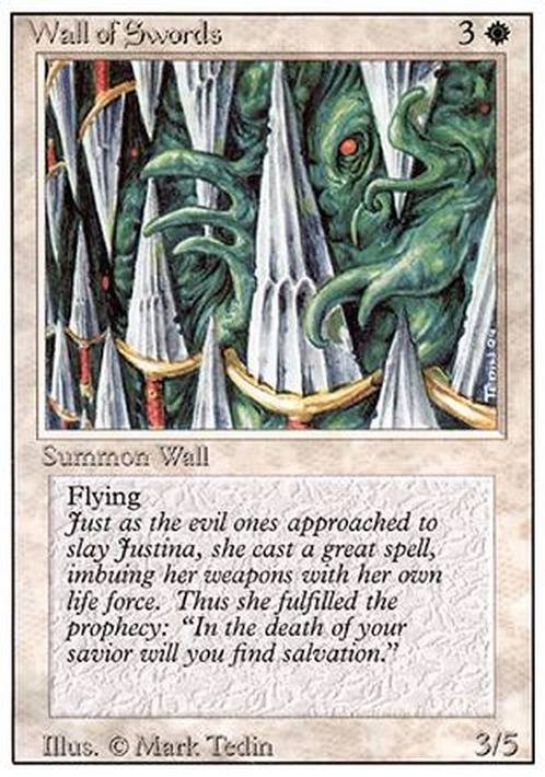 Wall of Swords ~ Revised [ PLAYED ] [ Magic MTG ]