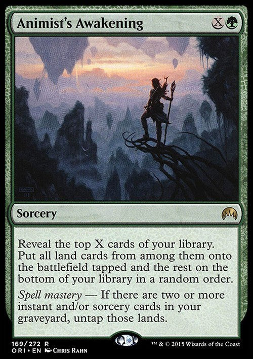 Animist's Awakening ~ Magic Origins [ Excellent ] [ Magic MTG ]