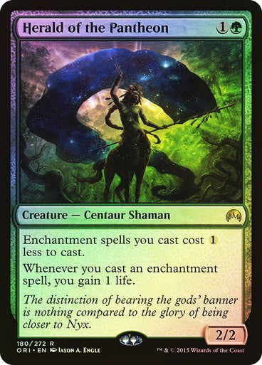 FOIL Herald of the Pantheon ~ Magic Origins [ Excellent ] [ Magic MTG ]