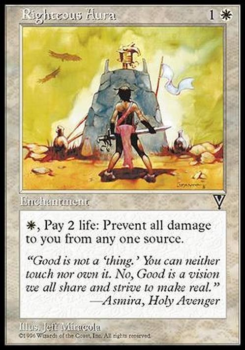 Righteous Aura ~ Visions [ Excellent ] [ Magic MTG ]