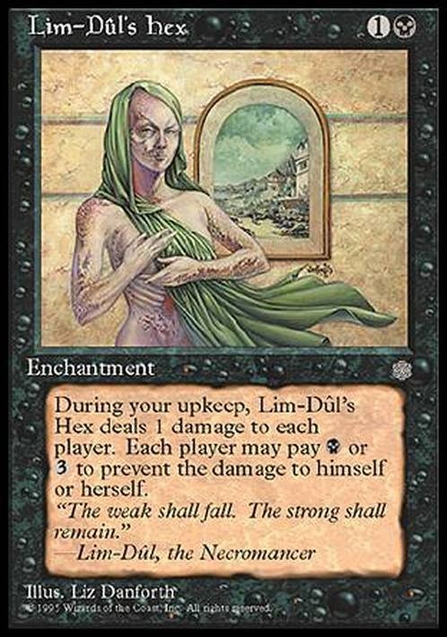 Lim-Dul's Hex ~ Ice Age [ Excellent ] [ Magic MTG ]