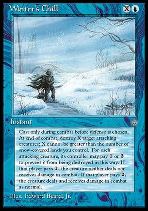 Winter's Chill ~ Ice Age [ PLAYED ] [ Magic MTG ]