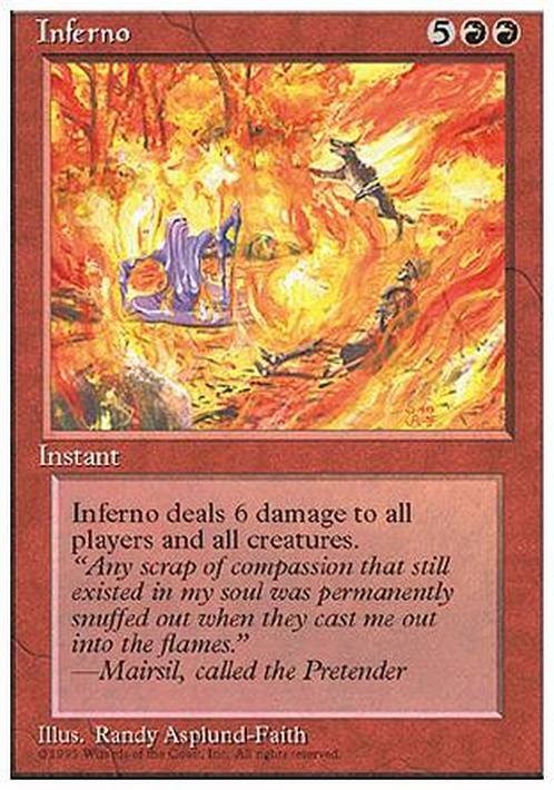 Inferno ~ Fourth Edition [ Excellent ] [ Magic MTG ]
