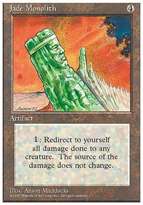 Jade Monolith ~ Fourth Edition [ Excellent ] [ Magic MTG ]